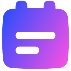 Calendar Note Icon from Plump Gradient Set