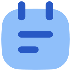 Calendar Note Icon from Flex Flat Set