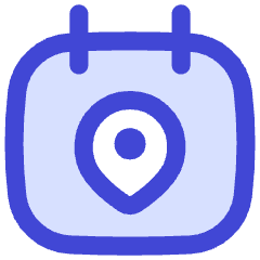 Calendar Pin Event Location Icon from Flex Duo Set