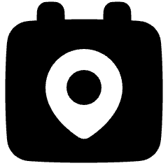 Calendar Pin Event Location Icon from Plump Solid Set