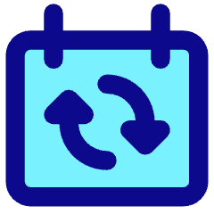 Calendar Refresh Icon from Core Pop Set