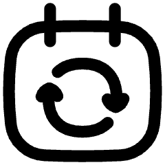 Calendar Refresh Icon from Flex Line Set