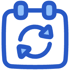 Calendar Refresh Icon from Plump Duo Set
