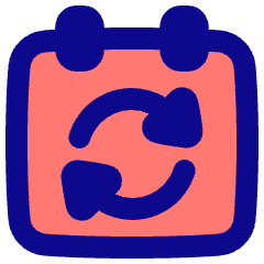 Calendar Refresh Icon from Plump Pop Set