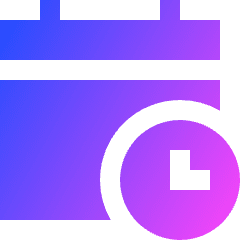 Calendar Schedule Icon from Sharp Gradient Set