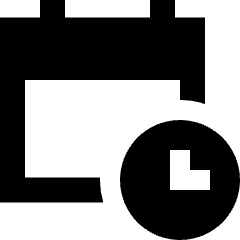Calendar Schedule Icon from Sharp Remix Set