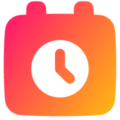 Calendar Schedule Icon from Plump Gradient Set
