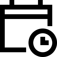 Calendar Schedule Icon from Sharp Line Set