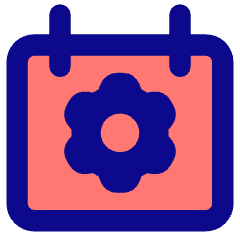 Calendar Setting Gear Icon from Core Pop Set