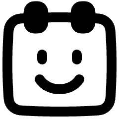 Calendar Smiley Happy Face Icon from Plump Remix Set