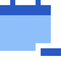 Calendar Subtract Icon from Sharp Flat Set