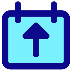 Calendar Upload Icon from Core Pop Set