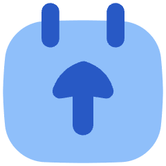 Calendar Upload Icon from Flex Flat Set