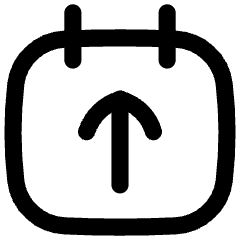 Calendar Upload Icon from Flex Line Set