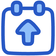Calendar Upload Icon from Plump Duo Set