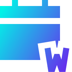 Calendar Week View Weekly Icon from Sharp Gradient Set