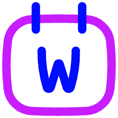 Calendar Week View Weekly Icon from Flex Neon Set