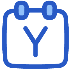 Calendar Year View Yearly Icon from Plump Duo Set