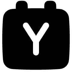 Calendar Year View Yearly Icon from Plump Solid Set