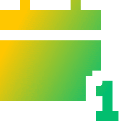 Daily Calendar Icon from Sharp Gradient Set