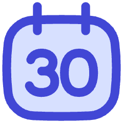 Date 31 Calendar Icon from Flex Duo Set