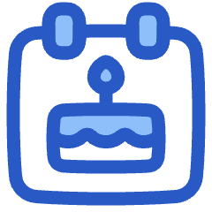 Date Of Birth Calendar 1 Icon from Plump Duo Set