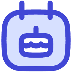 Date Of Birth Calendar 1 Icon from Flex Duo Set