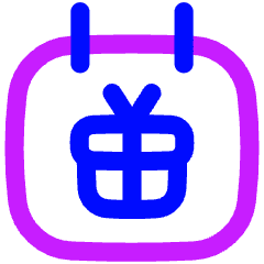 Date Of Birth Calendar 2 Icon from Flex Neon Set
