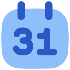 Monthly Calendar Icon from Flex Flat Set