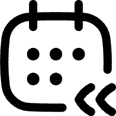 Past Event Previous Icon from Flex Line Set