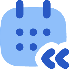 Past Event Previous Icon from Flex Flat Set