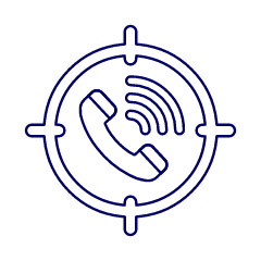 Call Signal Aim Illustration from UX Line Set