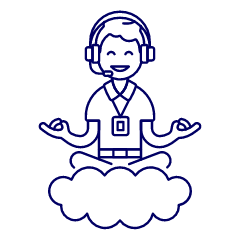 Customer Service Cloud 1 Illustration from UX Line Set