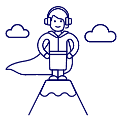Customer Service Peak 4 Illustration from UX Line Set
