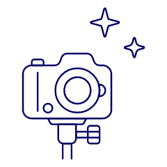 Camera Photo Illustration from UX Line Set