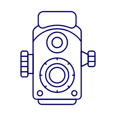Camera Vintage 2 Illustration from UX Line Set