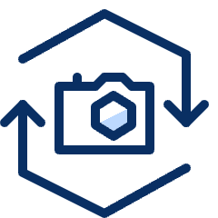 Camera Sync 1 Icon from Cyber Duotone Set