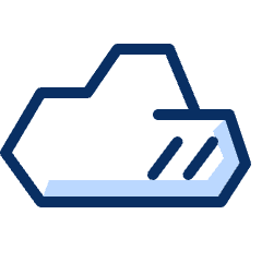 Cloudy Mode Icon from Cyber Duotone Set
