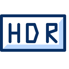 Hdr ON Icon from Cyber Duotone Set