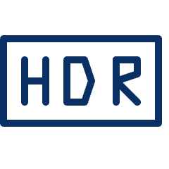 Hdr ON Icon from Cyber Line Set