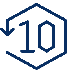Timer 10 Icon from Cyber Line Set