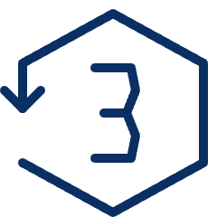 Timer 3 Icon from Cyber Line Set