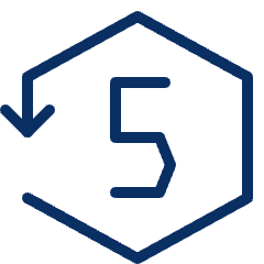 Timer 5 Icon from Cyber Duotone Set