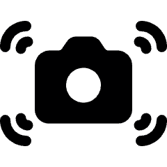 Camera Settings Focus Icon from Ultimate Bold Set