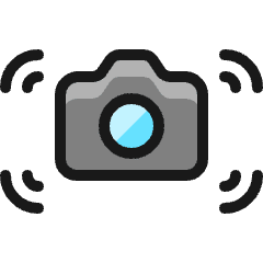 Camera Settings Focus Icon from Ultimate Colors Set