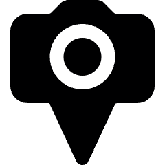 Camera Settings Pin Icon from Ultimate Bold Set