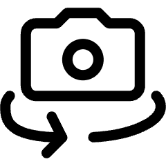 Camera Settings Rotate 1 Icon from Ultimate Regular Set