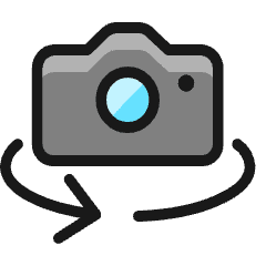 Camera Settings Rotate Icon from Ultimate Colors Set
