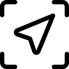 Cursor Location Mode Camera Icon from Ultimate Regular Set