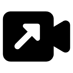 Outgoing Video Call Icon from Ultimate Bold Set